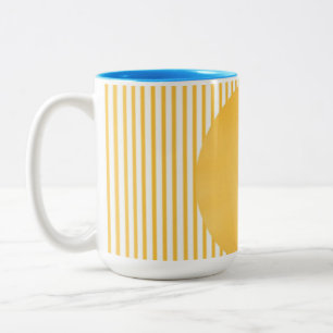 Moderne Designkunst Zweifarbige Tasse