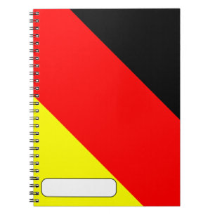 Moderne deutsche Flagge Notizblock