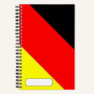 Moderne deutsche Flagge Notizbuch