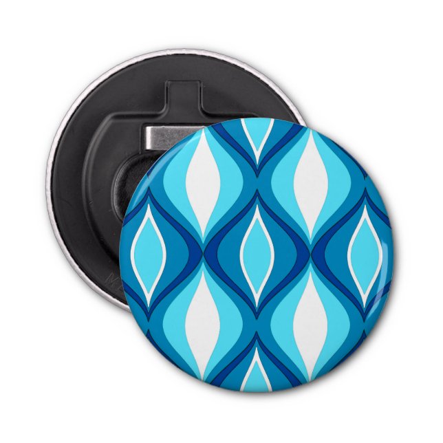 Moderne Diamanten aus dem Mittelalter, Denim-Blues Flaschenöffner (Vorderseite)