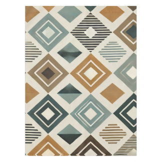 Moderne Diamanten aus dem Mittelalter Tischdecke