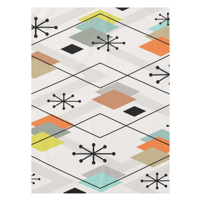 Moderne Diamanten des Mittelalters Tischdecke (Vorderseite)