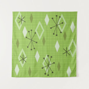 Moderne Diamanten im Mittelalter Wandteppich