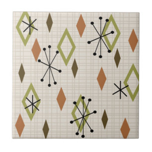 Moderne Diamanten - Naturerdnoten des Mittelalters Fliese