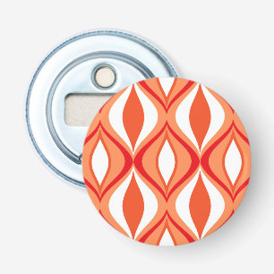Moderne Diamanten, Orange & White aus dem Mittelal Flaschenöffner