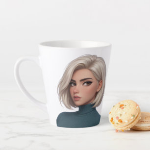 Moderne digitale Kunst Keramik-Tasse Milchtasse
