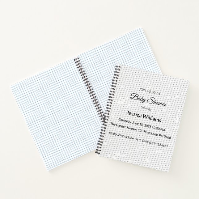 Moderne digitale und maßgeschneiderte Schreibpads Notizbuch (Innenseite)