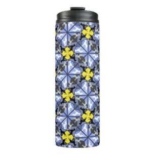 Moderne Dogge Muster Thermosbecher