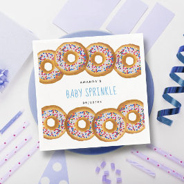Moderne Donut Boys Kinderdusche Sprinkle Serviette