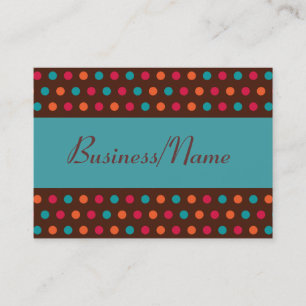 Moderne Dot Business Card Visitenkarte