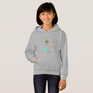 Moderne Dots & Butterfly Sommer Frauen Hoodie