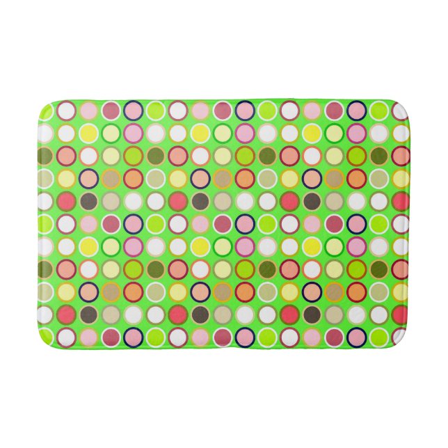 Moderne Dots - Limon mit Multi-Century Badematte (Vorderseite)