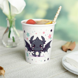 Moderne Dragon Baby-Dusche Pappbecher