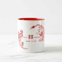 Moderne Dragon-Phoenix Personalisierte Chinesische