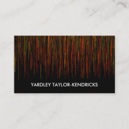Moderne dramatische Black Business Card Visitenkarte