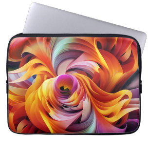 Moderne Drehformen Laptopschutzhülle
