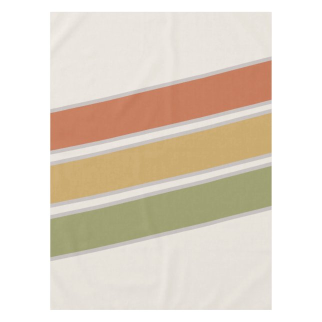 Moderne Drei Streifen aus dem Mittelalter Tischdecke (Vorderseite)