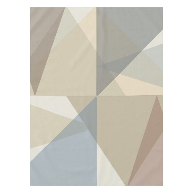 Moderne Dreiecke des Mittelalters Tischdecke (Vorderseite)