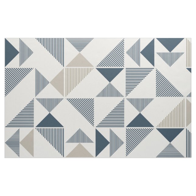 moderne Dreiecke-Druckgewebe Stoff (Fat Quarter (45,7 x 55,9 cm))