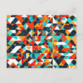 Moderne Dreiecksgeometrie Abstrakt Postkarte