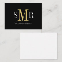 Moderne dreimalige Monogramm-Initialnamen