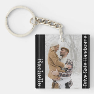 Moderne Drive Sicheres Geschenk für den husbischen Schlüsselanhänger