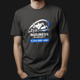 Moderne Druckwäsche Power Wash Hausreinigung T-Shirt