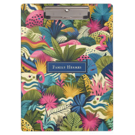 Moderne Dschungel Morris Art Klemmbrett