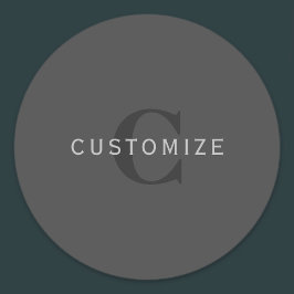 Moderne, dunkelgraue, bearbeitbare Vorlage für Mon Etiketten