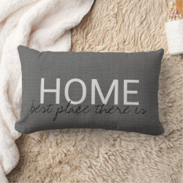 Moderne dunkelgraue Burlap-ZUHAUSE gibt es am best Lendenkissen