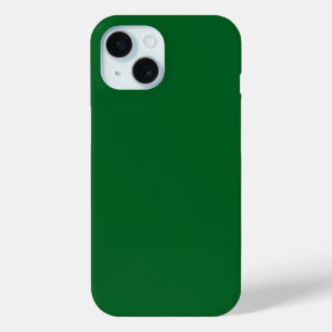 Moderne dunkle Waldgrün-Einfarbig Case-Mate iPhone Hülle