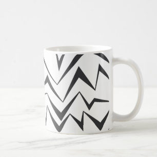 Moderne, dynamische, einfache, mutige abstrakte Gr Kaffeetasse