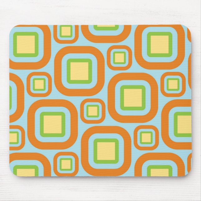 Moderne Eames Rechtecke 24 Mousepad (Vorne)
