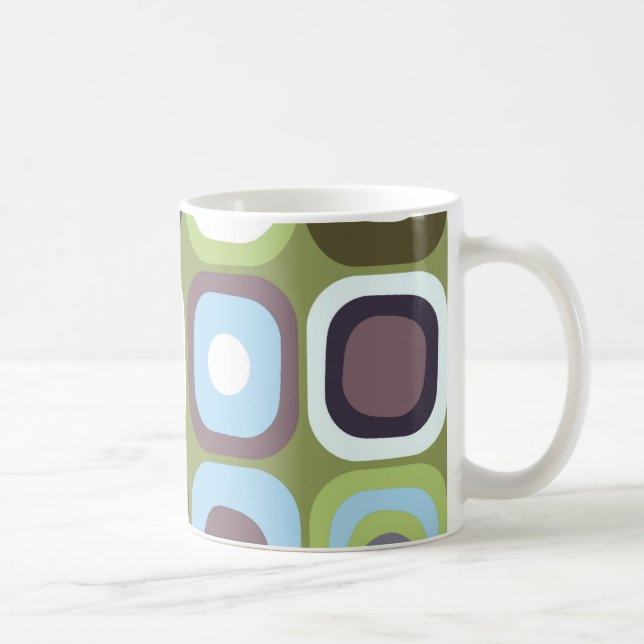Moderne Eames Rechtecke 32 Kaffeetasse (Rechts)