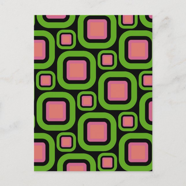 Moderne Eames Rectangle 22 Postkarte (Vorderseite)