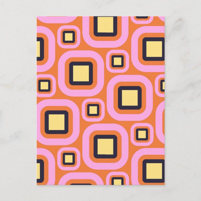 Moderne Eames Rectangle 23 Postkarte (Vorderseite)