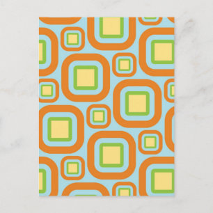 Moderne Eames Rectangle 24 Postkarte