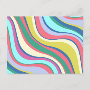 Moderne Eames Waves 2 Postkarte