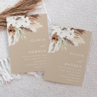 Moderne Earthy Beige Boho Wedding