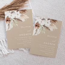 Moderne Earthy Beige Boho Wedding