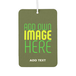 MODERNE EDITABLE ARMY GREEN IMAGE TEMPLATE AUTOLUFTERFRISCHER