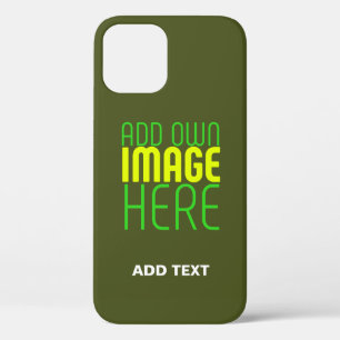 MODERNE EDITABLE ARMY GREEN IMAGE TEMPLATE Case-Mate iPhone HÜLLE