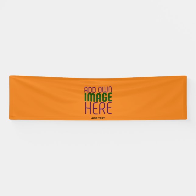 MODERNE EDITABLE DUNK ORANGE IMAGE-TEMPLATE BANNER (Horizontal)