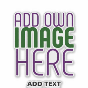 MODERNE EDITABLE EINFACHE, KLARE BILDTEXTVORLAGE AUFKLEBER