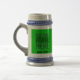 MODERNE, EDITABLE LIME GREEN BILDTEXTVORLAGE BIERGLAS