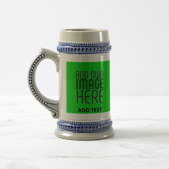 MODERNE, EDITABLE LIME GREEN BILDTEXTVORLAGE BIERGLAS (Links)