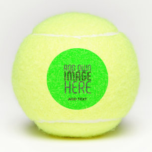 MODERNE, EDITABLE NEON GREEN IMAGE TEMPLATE TENNISBÄLLE