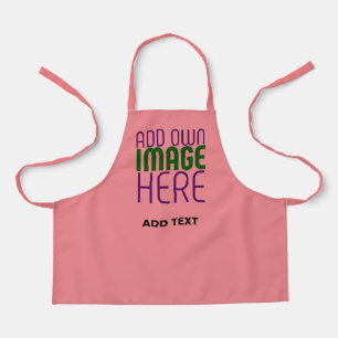MODERNE, EDITABLE SALMON PINK BILDTEMPLATE SCHÜRZE