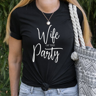Moderne Ehefrau des Party Bachelorette T-Shirt