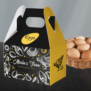 Moderne Eier-Illustration Kartonverpackungsbox-Beu Geschenkschachtel